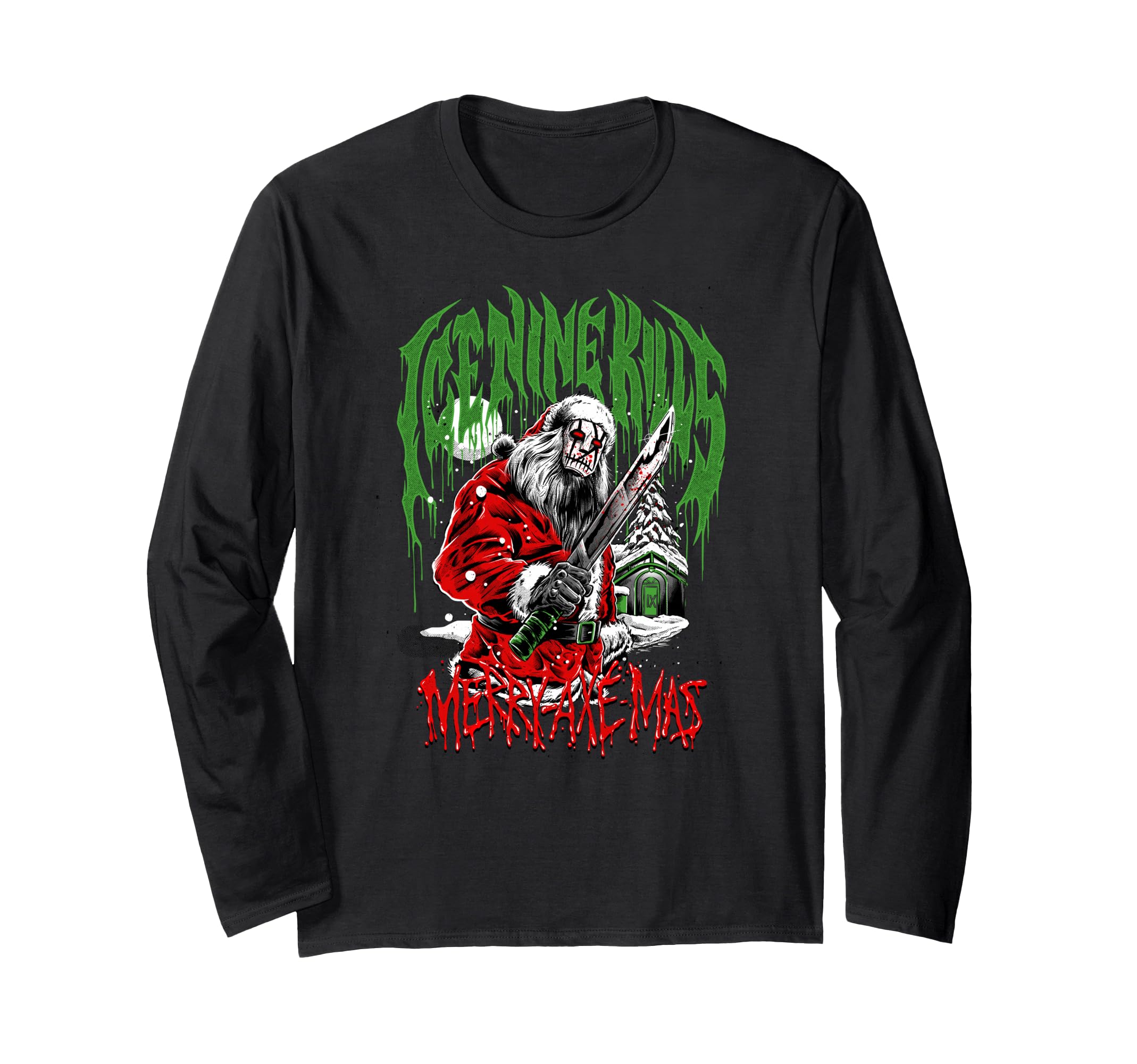 Ice Nine Kills – Merry- Axe-Mas Long Sleeve T-Shirt