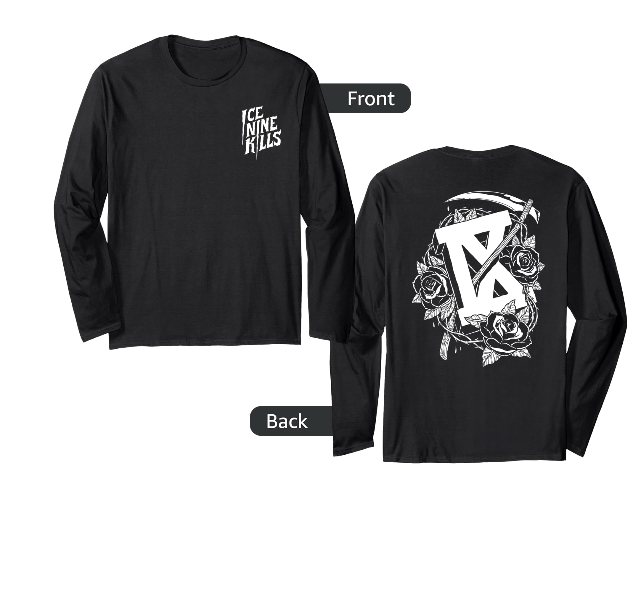 Ice Nine Kills – Floral Long Sleeve T-Shirt